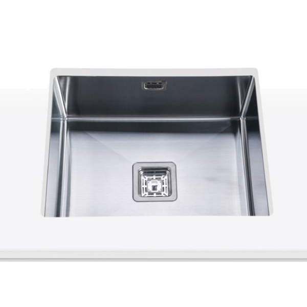 Lava Loiça Edesa Makalu Be 50x40 | Aço Inox, 20cm Profundidade, 1 Cuba