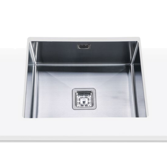 Lava Loiça Edesa Makalu Be 50x40 | Aço Inox, 20cm Profundidade, 1 Cuba