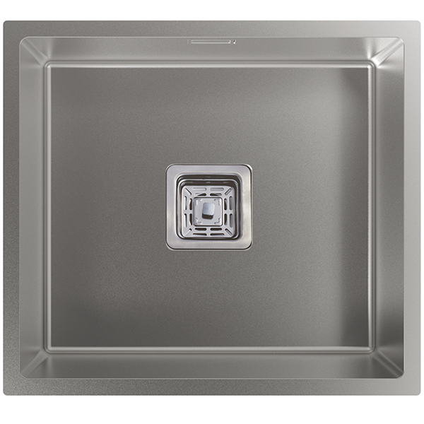 Lava Loiça Edesa Makalu BE 45x40 1C R-10 | Inox 1 Cuba