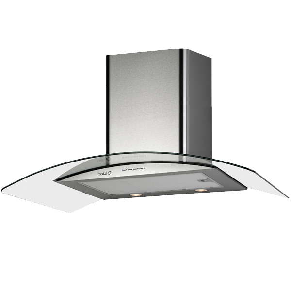 Chaminé Cata Gamma 900 Gx/f | 800 m³/h, Inox, Classe A