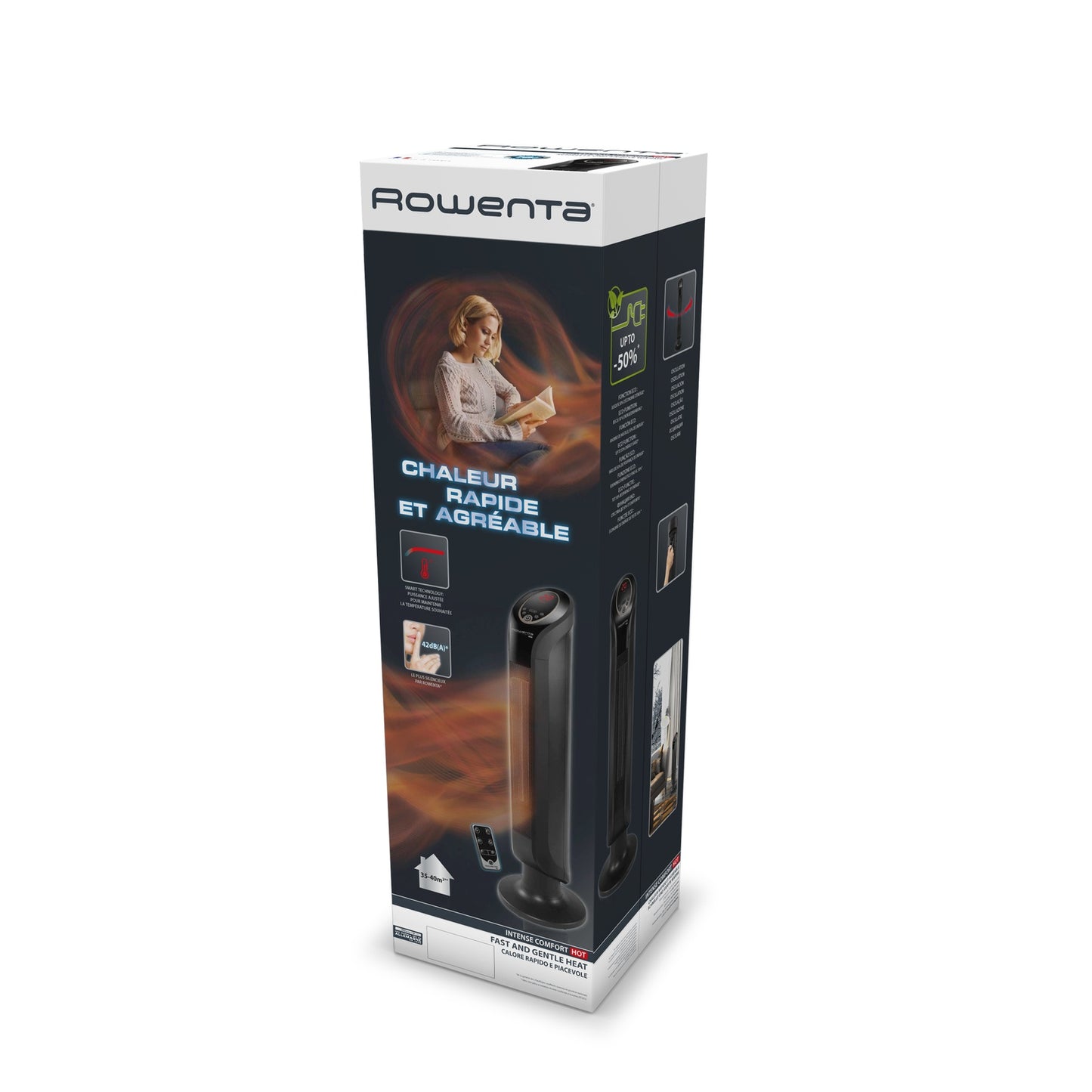 Coluna de Ar Rowenta SO9420F0 | 2400W, Oscilação, Temporizador