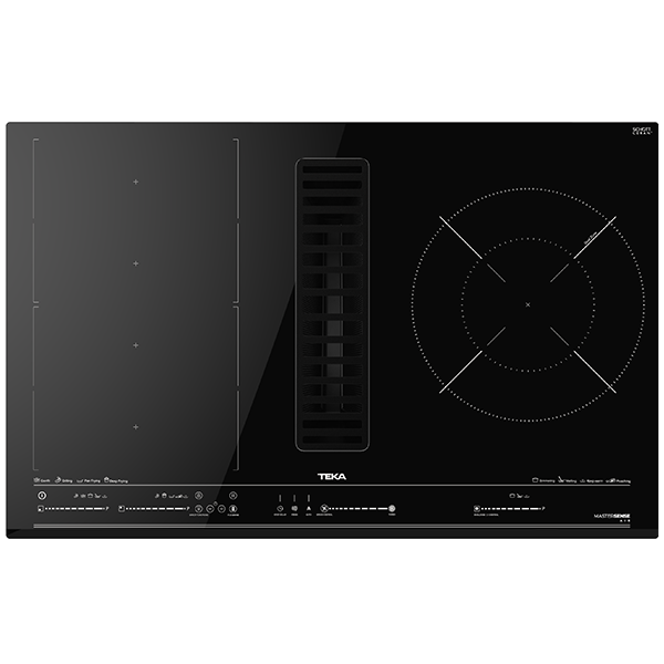 Placa de Indução Teka AFC 87628 MST BK | 80 cm, Exaustor Integrado, 7200W