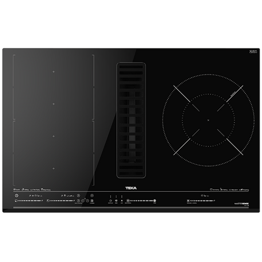 Placa de Indução Teka AFC 87628 MST BK | 80 cm, Exaustor Integrado, 7200W