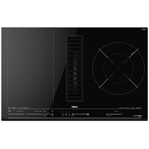 Placa de Indução Teka AFC 87628 MST BK | 80 cm, Exaustor Integrado, 7200W