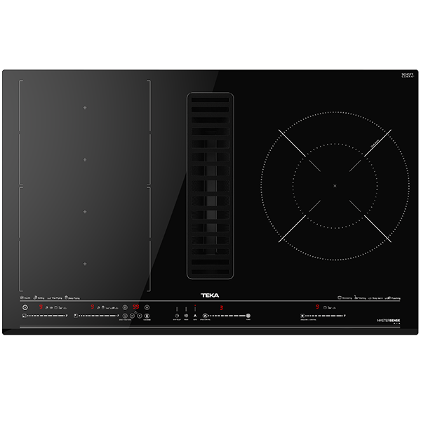 Placa de Indução Teka AFC 87628 MST BK | 80 cm, Exaustor Integrado, 7200W