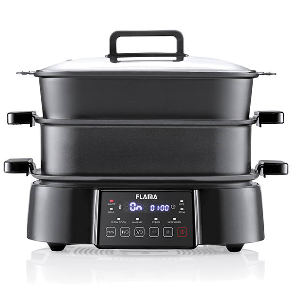 Robot de Cozinha FLAMA 2160FL | Cook, Steam & Grill 8-em-1, 1250W