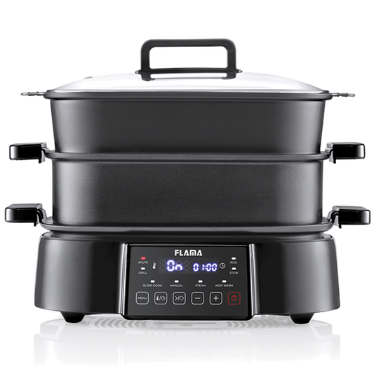 Robot de Cozinha FLAMA 2160FL | Cook, Steam & Grill 8-em-1, 1250W