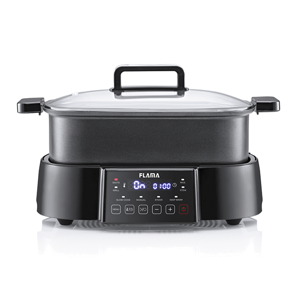Robot de Cozinha FLAMA 2160FL | Cook, Steam & Grill 8-em-1, 1250W