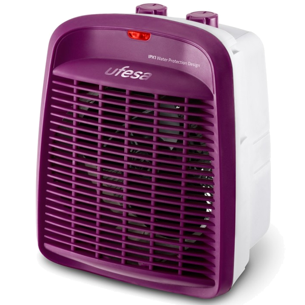 Termoventilador UFESA Persei Purple | 2000W, 3 níveis, IPX1