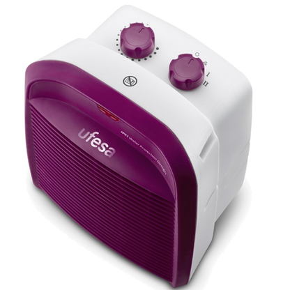Termoventilador UFESA Persei Purple | 2000W, 3 níveis, IPX1