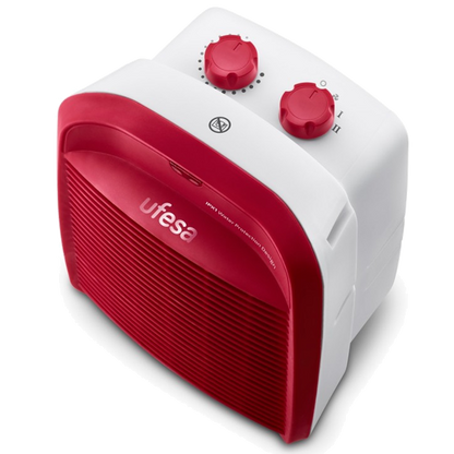 Termoventilador UFESA Persei Red | 2000W, 3 níveis, IPX1