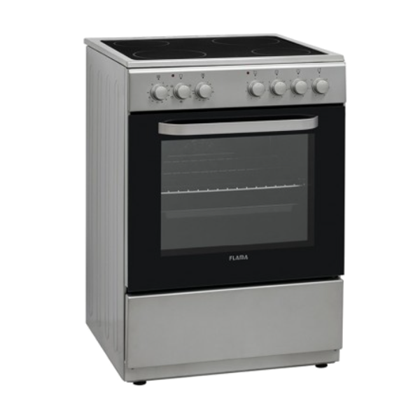 Fogão Elétrico FLAMA 8410FL | 4 Zonas, Forno Elétrico, 65L