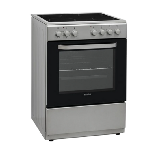 Fogão Elétrico FLAMA 8410FL | 4 Zonas, Forno Elétrico, 65L