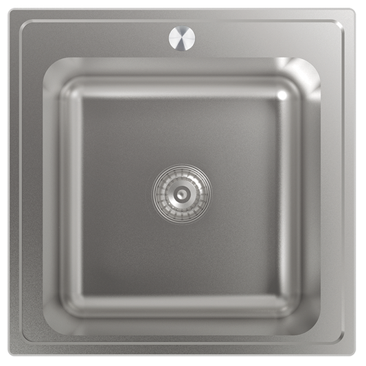 Lava Loiça Edesa Veleta Se 50 1c | Aço Inox, 1 Cuba, Reversível