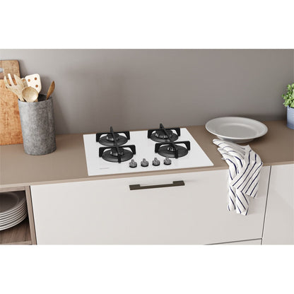 Placa a Gás Indesit ING 61T/WH | 59cm, 4 zonas, 7300W, Branco, Encastre