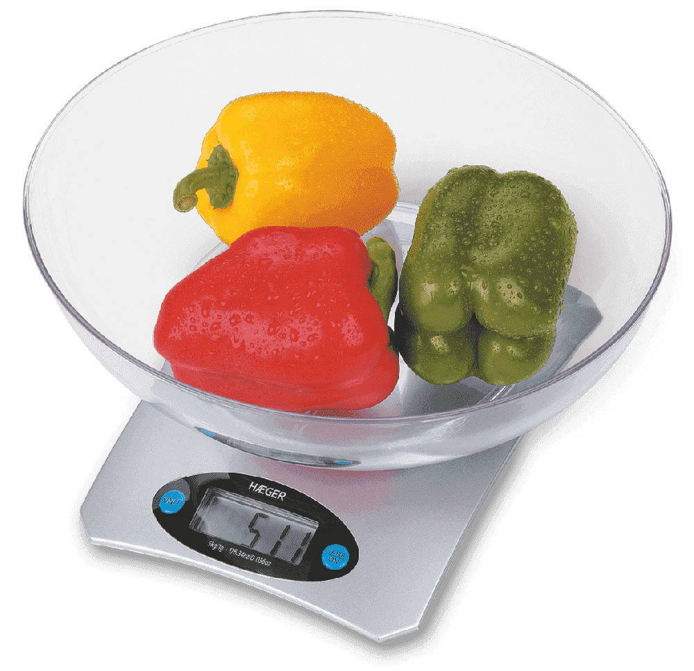Balança de cozinha com taça HAEGER Santini | 5kg