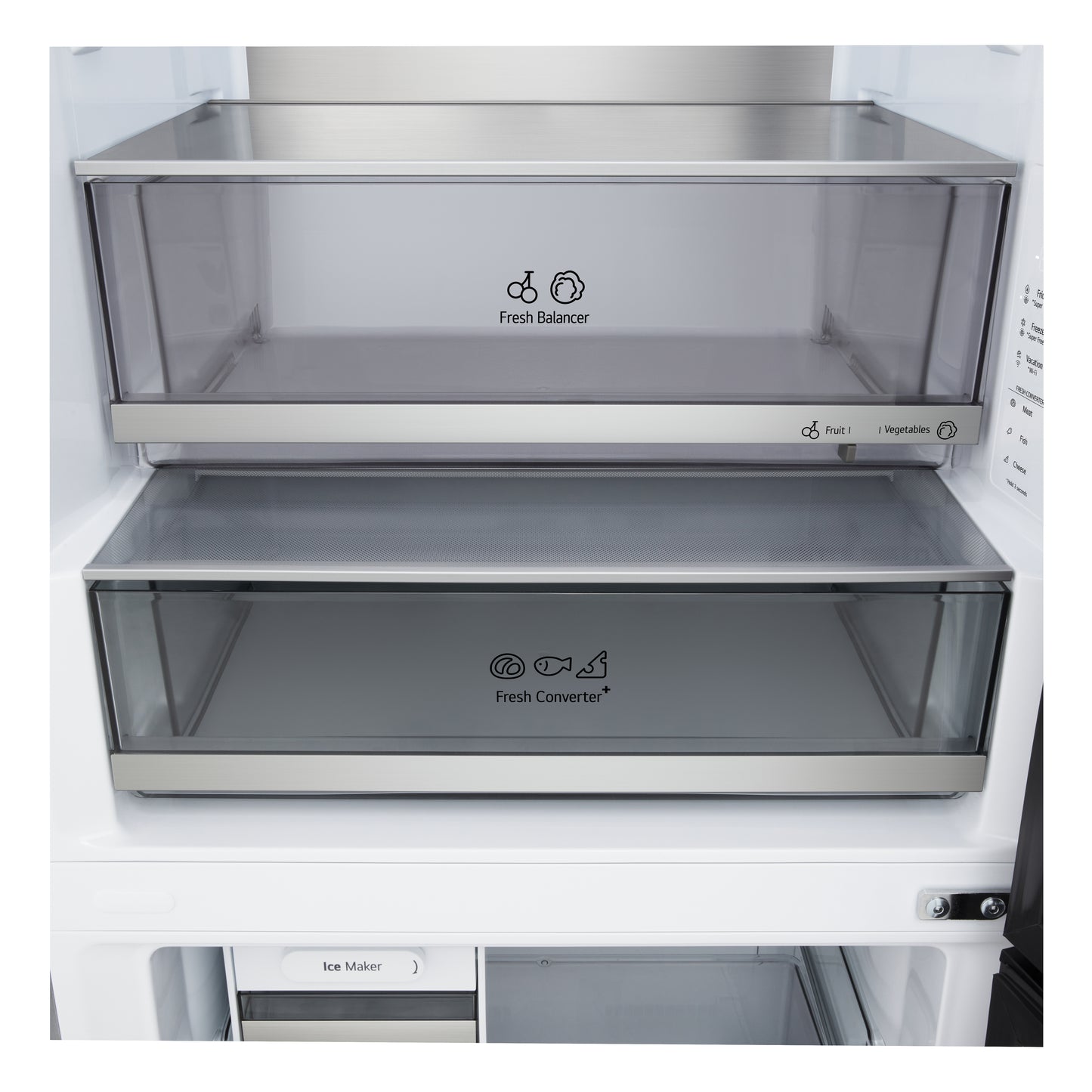Frigorífico Combinado LG GBBW726CMB | 465L, C, No Frost