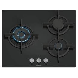 Placa a Gás Siemens EP6A6CI10 | 3 Queimadores, Vidro Preto, 8.000W