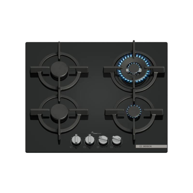 Placa a Gás Bosch PPH6A6I10 | 4 Queimadores, Vidro Preto, 60cm