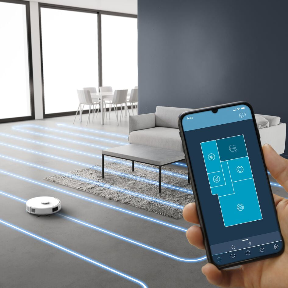 Robot Aspirador Rowenta RR9197WH | 120 min, Wi-Fi, HEPA