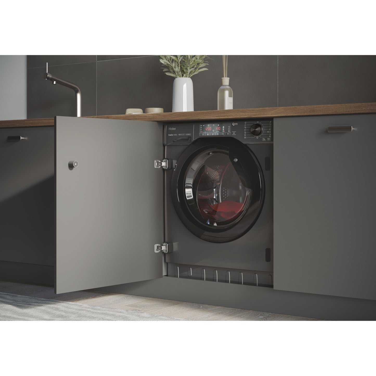 Máquina Lavar Roupa Encastre Haier Hwq90b416fwbrs | 9kg, 1600rpm