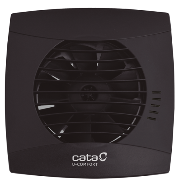 Extrator Wc Cata UC-10 Hygro Black | Detetor de humidade, Timer, 110 m³/h