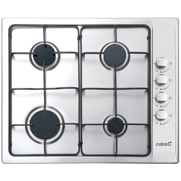 Placa a Gás CATA GIB 6004 X | 58cm, 4 queimadores, 7.5kW