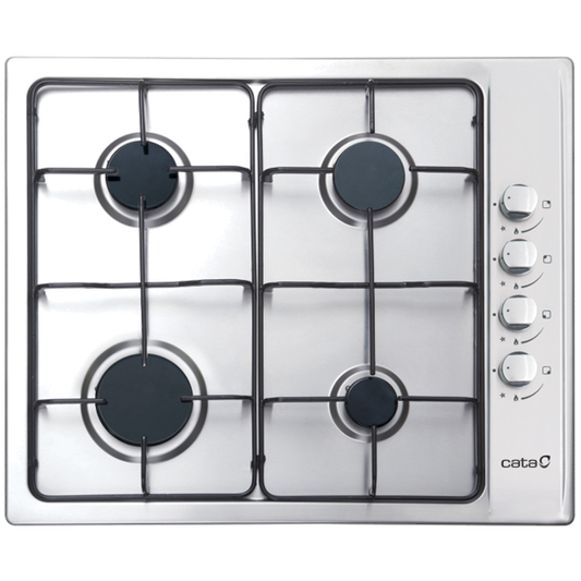 Placa a Gás CATA GIB 6004 X | 58cm, 4 queimadores, 7.5kW