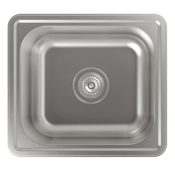Lava Loiça Cata CSS 1 | 49x44cm, Aço Inox, 15cm Profundidade