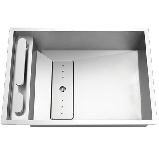 Cuba RODI Invisible 50 R | Aço Inox Escovado, 627x447mm