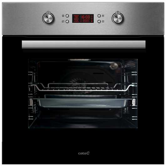 Forno Elétrico Cata PR 6011 XGBK | 70L, Pirolítico, Inox