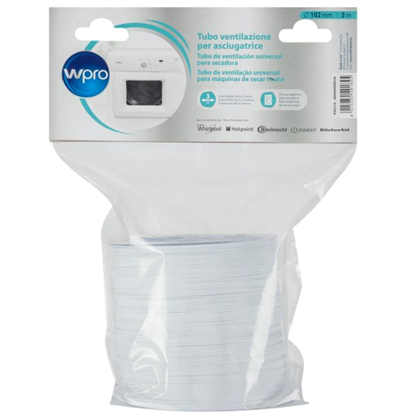 Mangueira de Ventilação WPRO ASG310 | 120mm, 3m