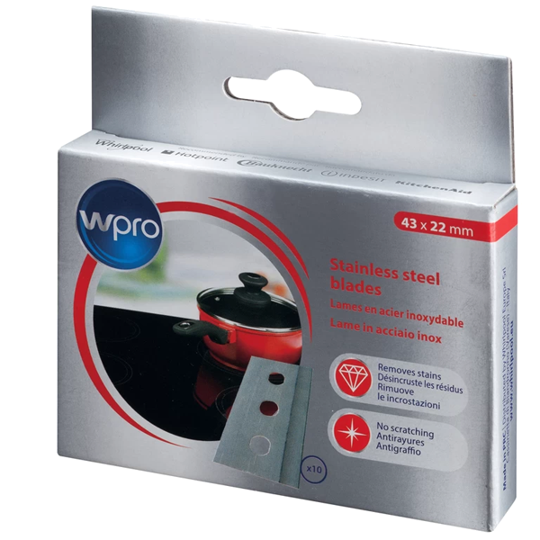 Lâminas para Raspador Wpro BLA014 | 10 lâminas, Cerâmica