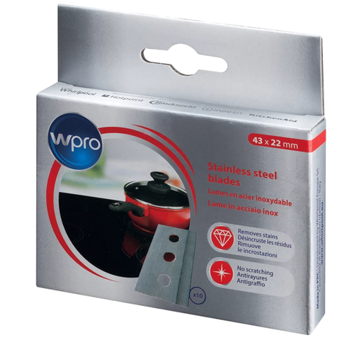 Lâminas para Raspador Wpro BLA014 | 10 lâminas, Cerâmica