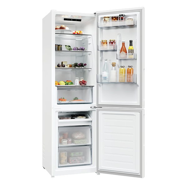 Frigorífico Combinado CANDY CNCQ2T518DW | 279L, Classe D
