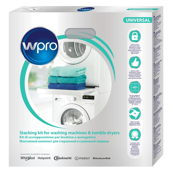 Kit União Wpro SKS101 | Prateleira Deslizante, Universal, 60x60cm