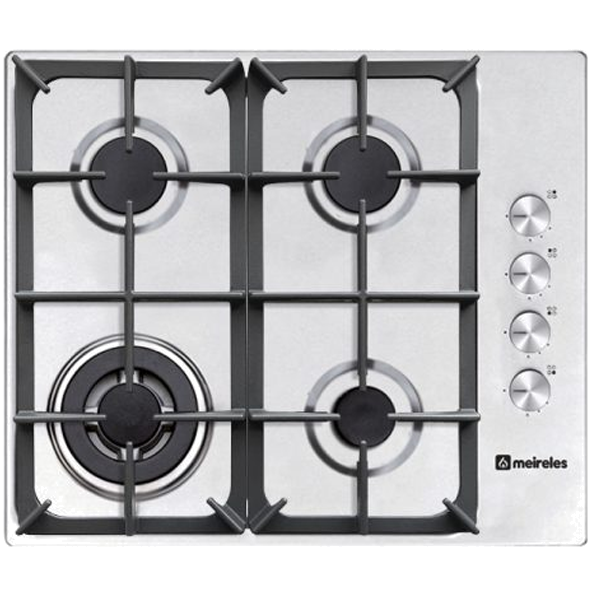 Placa a Gás MEIRELES MG 3650 FF X | 4 queimadores, 60cm, 8kW