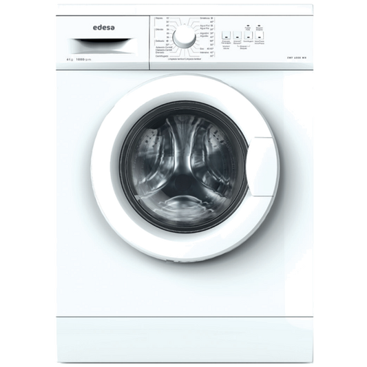 Máquina de Lavar Roupa EDESA EWF6000 WH | 6 kg, 1000 rpm, Classe D