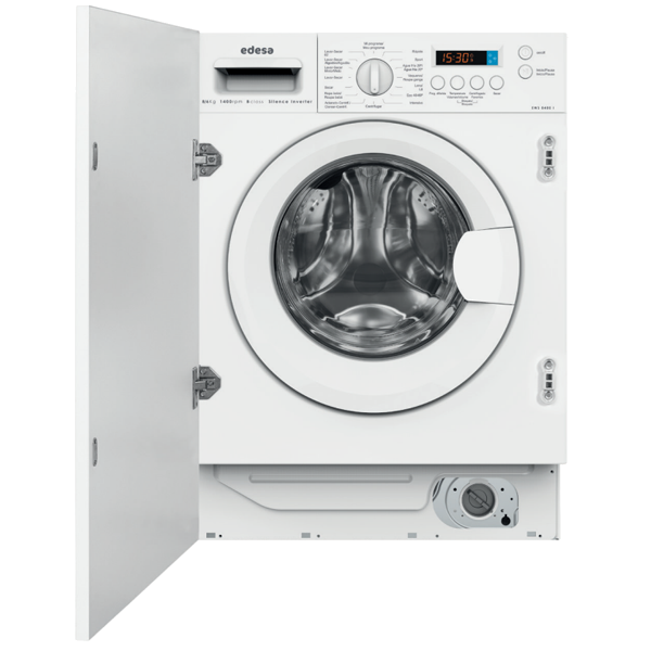 Máquina de Lavar e Secar Roupa EDESA EWS-8400 I | 8kg, 1400rpm, B/E