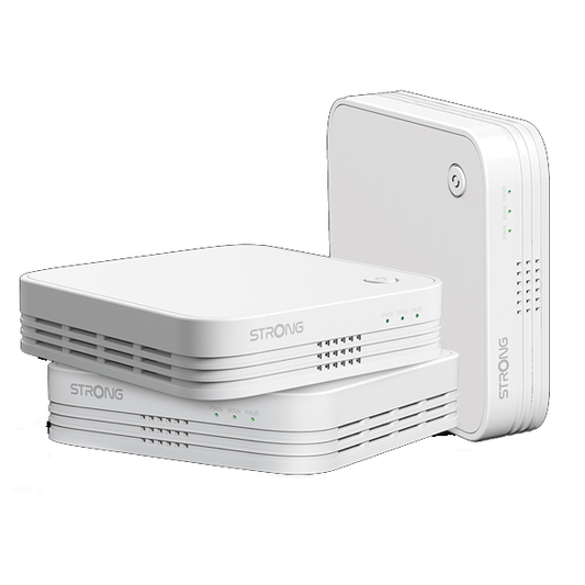 Mesh Home Strong Meshtri1200 | Wi-Fi Dual Band, 3x Ethernet, App de Gestão, Fácil Configuração