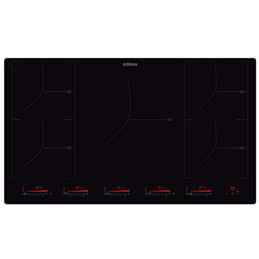 Placa de Indução EDESA Eim-9530 | 5 Zonas, Flexzone