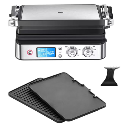 Grelhador Braun CG9040 | 2000W, 230ºC, 5 Funções