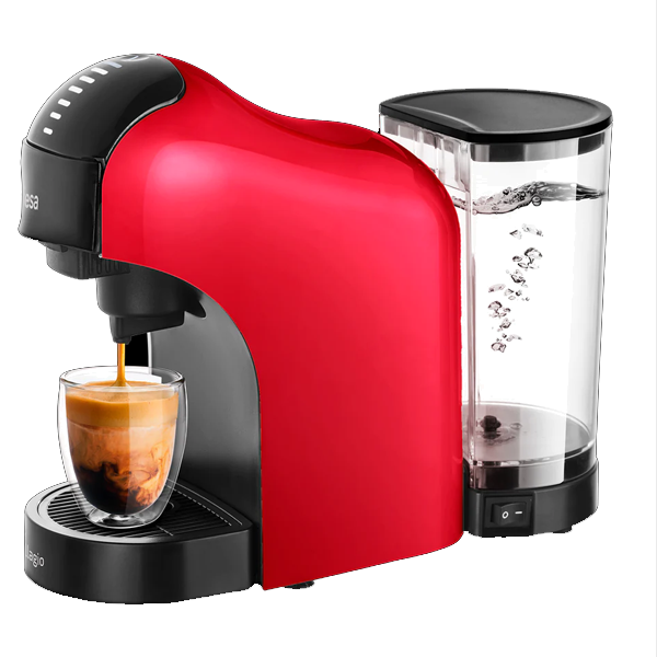 Máquina de Café UFESA Bellagio Vermelha | 1400W, 15 bar, 1L