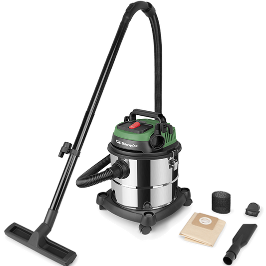 Aspirador Sólidos/Líquidos Orbegozo APS 1400 | 20L, 1380W, Sucção 16kpa