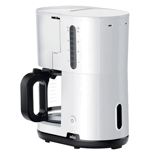 Máquina Café Filtro Braun KF 1100 WH | 10/15 chávenas, 1000W, Sistema OptiBrew, Auto-off