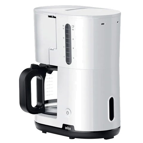 Máquina Café Filtro Braun KF 1100 WH | 10/15 chávenas, 1000W, Sistema OptiBrew, Auto-off