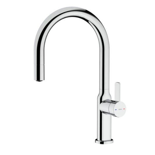 Torneira Misturadora TEKA Oval 9381 | Cano alto, Extraível, Cromada