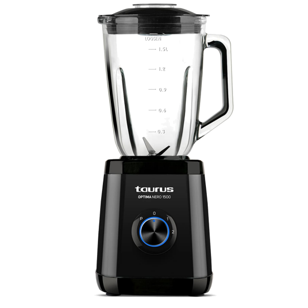 Liquidificadora Taurus Optima Nero 1500 | 1.5L, 2 Velocidades + Turbo, Pica Gelo