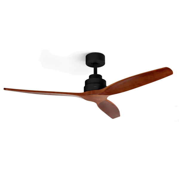 Ventoinha de Teto UFESA Tibet Negro Roble | 132cm, 6 velocidades, DC 40W