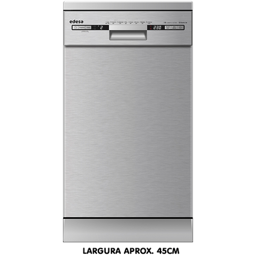 Máquina de Lavar Loiça EDESA EDW-4710 X/A | 10 talheres, 45cm, D